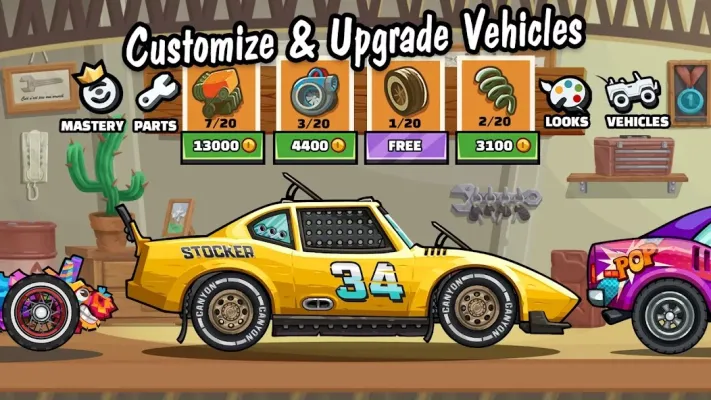 Hill Climb Racing 2 — скриншот 3