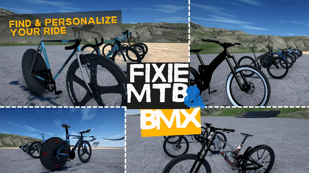 Bicycle Extreme Rider 3D — скриншот