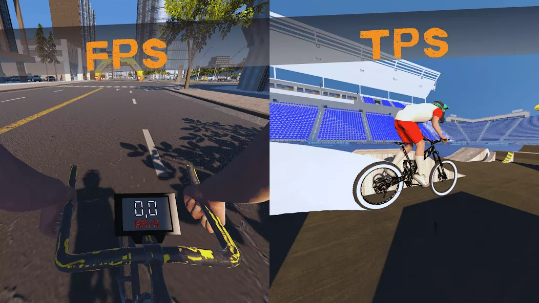Bicycle Extreme Rider 3D — скриншот