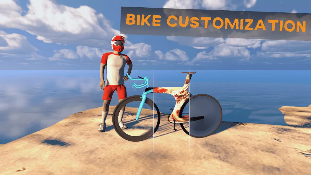Bicycle Extreme Rider 3D — скриншот