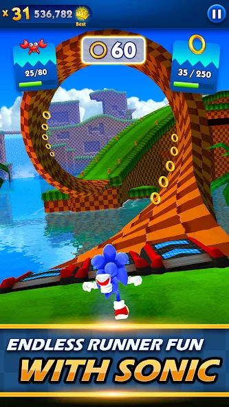 Sonic Dash — скриншот