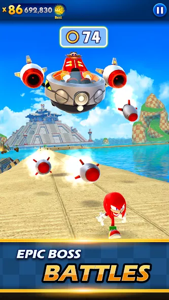 Sonic Dash — скриншот