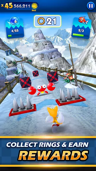 Sonic Dash — скриншот