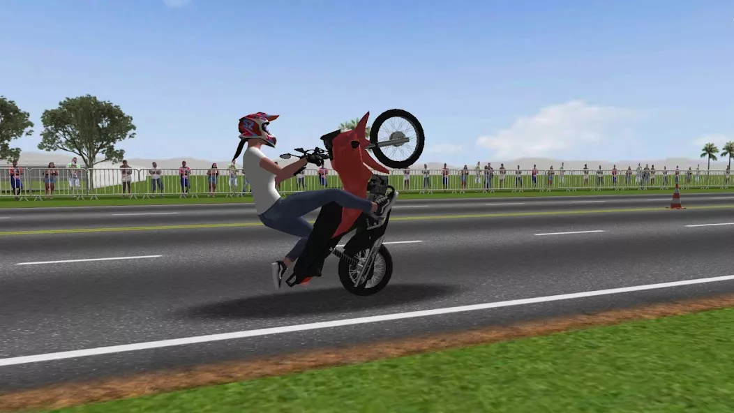 Moto Wheelie 3D — скриншот